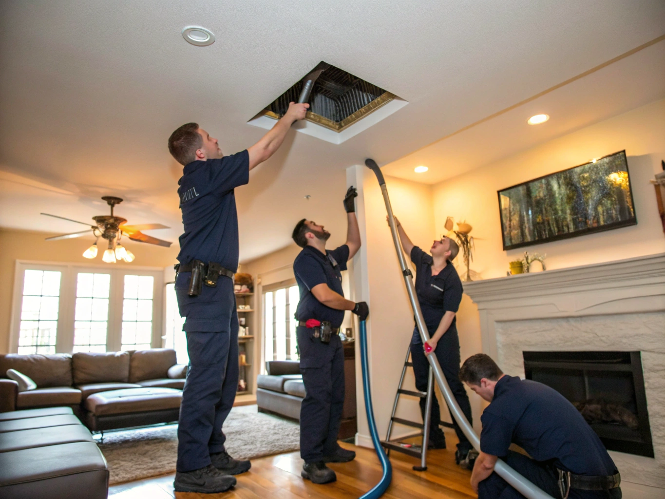 Residential duct cleaning